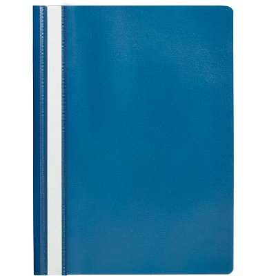 Папка-скоросшиватель Attache Economy A4 синяя 10 штук в упаковке (толщина обложки 0.11 мм)