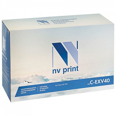 Тонер NV PRINT (NV-CEXV40) для CANON iR1133/ iR1133A/ iR1133IF, ресурс 6000 страниц