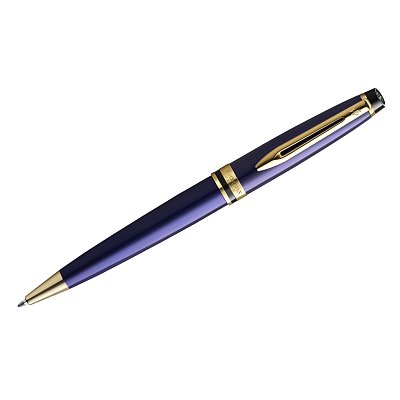 Ручка шариковая Waterman «Expert Blue Lacquer GT», черная, 1.0мм, подарочная упаковка
