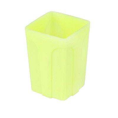 Подставка-стакан для канцелярских мелочей Attache Neon желтая