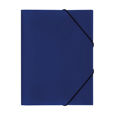Папка на резинке СТАММ, А4, 500мкм, синяя