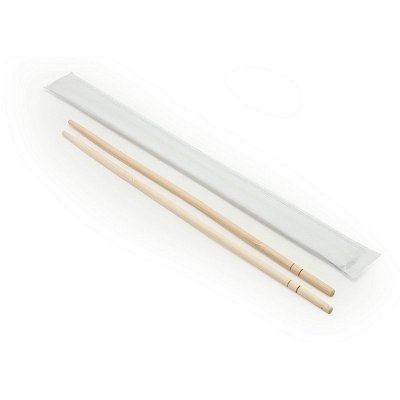 Палочки для суши бамбуковые длина 23 см 100 пар в бумажных упаковках