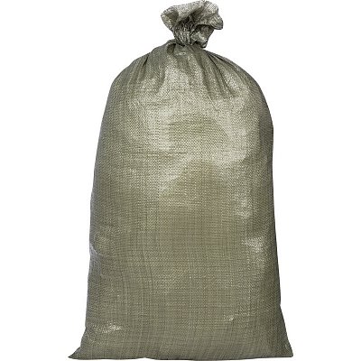 Мешок полипропиленовый зеленый 55×95 см (10 штук в упаковке)
