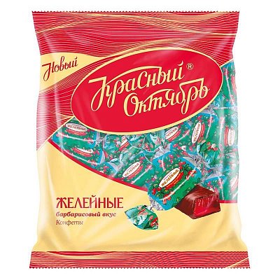 Конфеты Красный Октябрь Желейные барбарисовый вкус 250 г