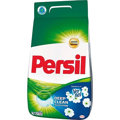 Порошок стиральный автомат Persil Свежесть от Vernel 6 кг (для белого белья)