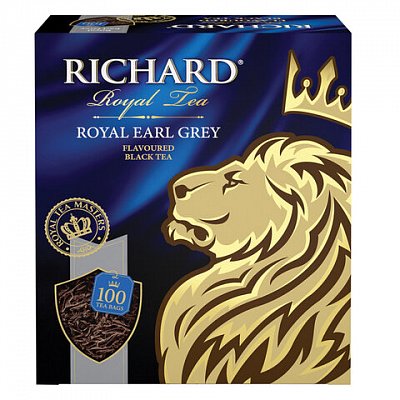 Чай Richard Royal Earl Grey черный 100 пакетиков