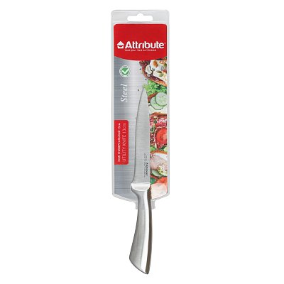 Нож кухонный Attribute Steel универсальный лезвие 13 см (артикул производителя AKS515)