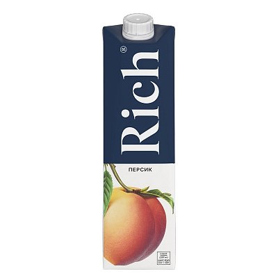 Сок Rich персиковый 1 л