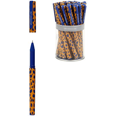 Ручка шариковая Greenwich Line «Sienna» синяя, 0.7 мм, игольчатый стержень, грип, софт-тач