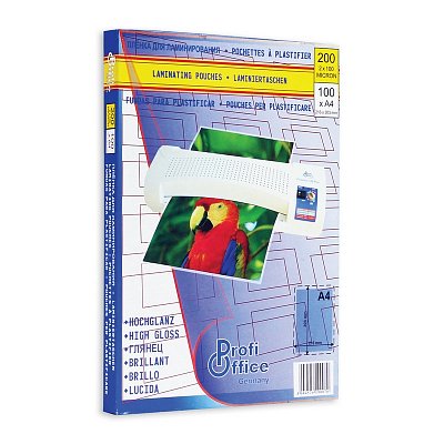 Заготовки для ламинирования ProfiOffice (А4, 100 мкм, 100 штук в упаковке)