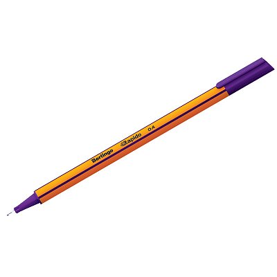 Ручка капиллярная Berlingo «Rapido» фиолетовая, 0.4мм, трехгранная