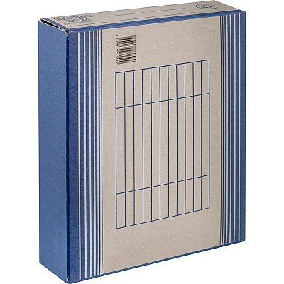 Короб архивный Attache картон синий 256х75х322 мм