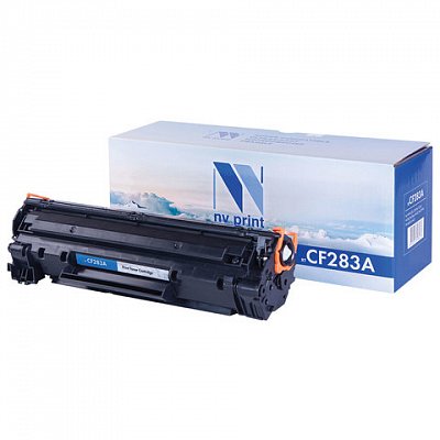 Картридж лазерный NV PRINT СОВМЕСТИМЫЙ (CF283A) LaserJet Pro M125/M201/M127, черный, ресурс 1500 стр.