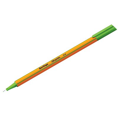 Ручка капиллярная Berlingo «Rapido» светло-зеленая, 0.4мм, трехгранная