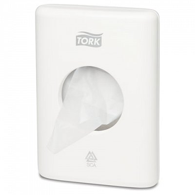 Диспенсер для гигиенических пакетов Tork белый (артикул производителя 566000)