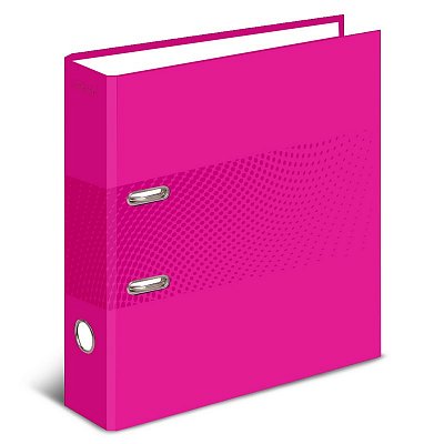 Папка-регистратор Attache Digital, розовый. лам. карт,75мм