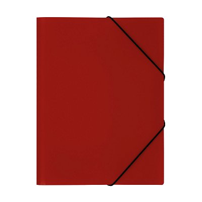 Папка на резинке СТАММ, А4, 500мкм, красная