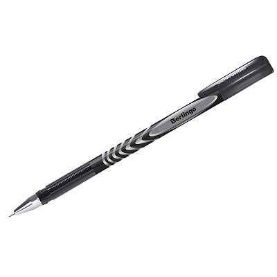 Ручка гелевая Berlingo «G-Line» черная, 0.5мм, игольчатый стержень