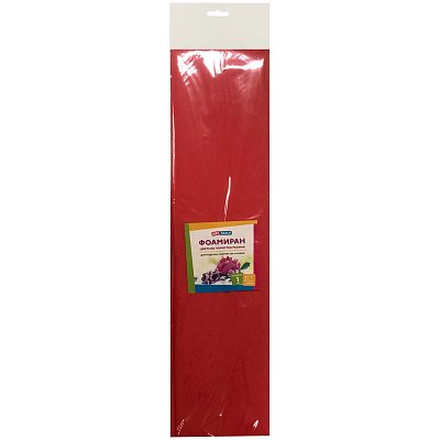 Цветная пористая резина (фоамиран) ArtSpace, 50×70, 1мм., красный