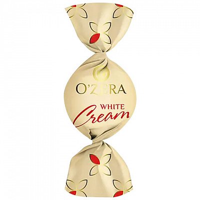 Конфеты шоколадные O'ZERA «White cream» с кремовой начинкой, 500 г, пакет