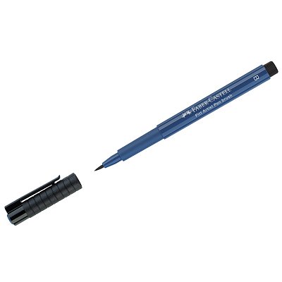 Ручка капиллярная Faber-Castell «Pitt Artist Pen Brush» цвет 247 индантрен синий, кистевая