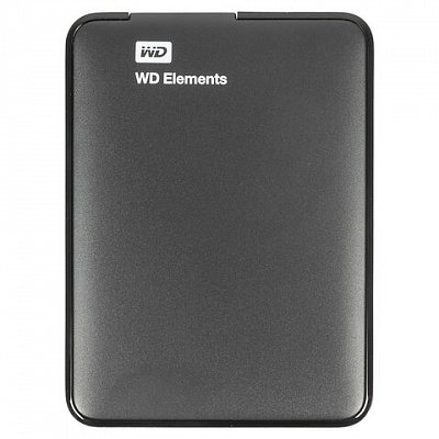 Внешний жесткий диск WD Elements Portable 1Tb (WDBUZG0010BBK-WESN)