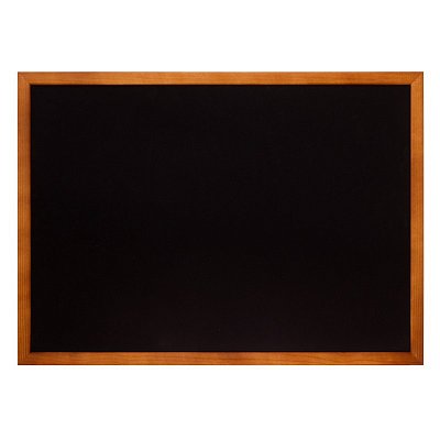 Доска меловая настенная Attache Non magnetic 21×30 см черная в деревянной раме