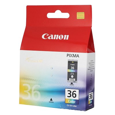 Картридж струйный Canon CLI-36 цветной оригинальный