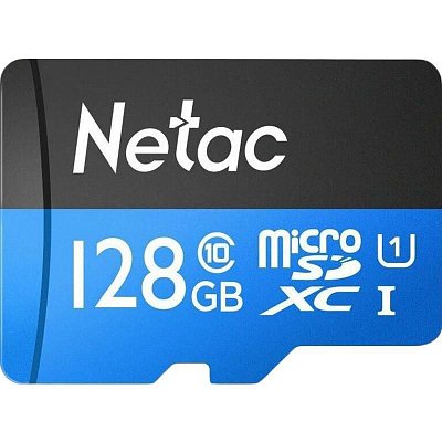 Карта памяти 128 ГБ microSDXC Netac P500 Standard UHS-I U1 (NT02P500STN-128G-R)