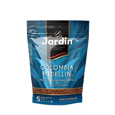 Кофе растворимый Jardin Colombia Medelin 240 г (пакет)