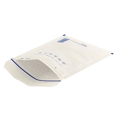 Пакет почтовый с воздушной подушкой Bong из белой бумаги стрип 170x225 мм (100 г/кв.м, 10 штук в упаковке)