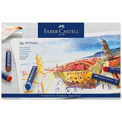 Пастель масляная Faber-Castell «Oil Pastels», 36 цветов, картон. упак. 