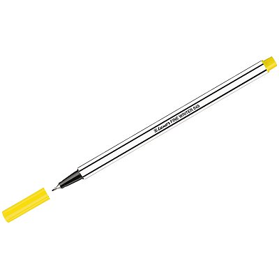 Ручка капиллярная Luxor «Fine Writer 045» желтая, 0.8мм