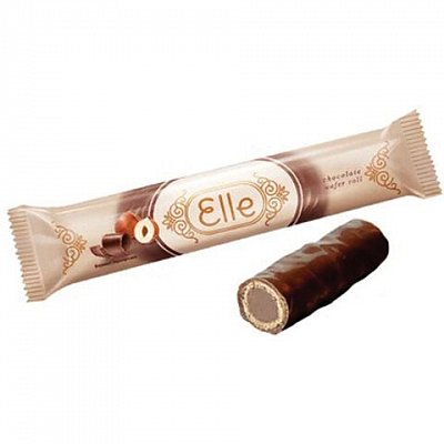 Конфеты шоколадные ELLE с шоколадно-ореховой начинкой, 1.5 кг, картонная упаковка