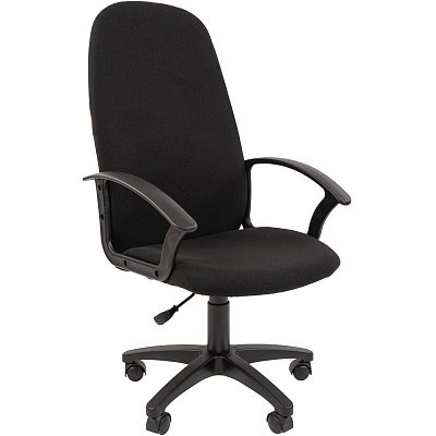 Кресло VT_EChair-699 TС ткань черный, пластик