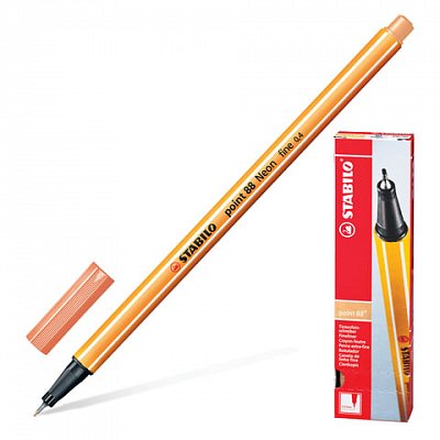 Ручка капиллярная STABILO «Point», толщина письма 0.4 мм, цвет светло-телесный