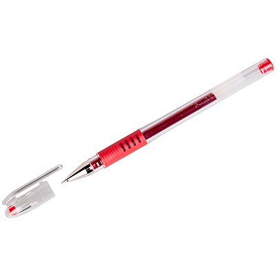 Ручка гелевая PILOT BLGP-G1-5 резин.манжет. красная 0,3мм
