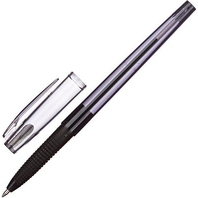 Ручка шариковая масляная Pilot Super Grip G BPS-GG-F-B черная (толщина линии 0.22 мм)