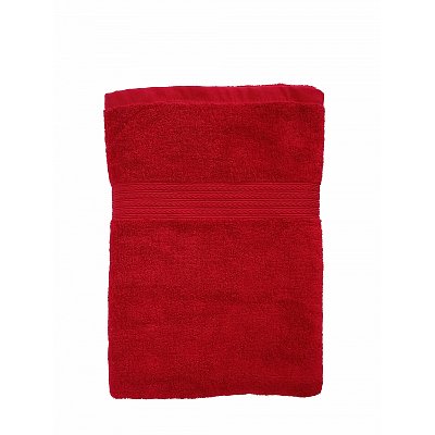 Полотенце махровое 35×70 см 400 г/кв. м красное