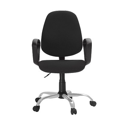 Кресло для оператора Echair-222 черное (ткань/пластик/металл)