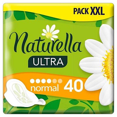 Прокладки женские гигиенические Naturella Ultra Camomile Normal Quatro (40 штук в упаковке)
