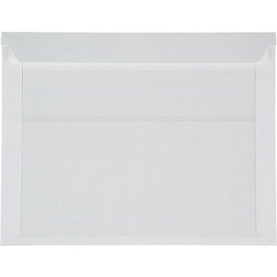 Конверт курьерский белый с карманом Bong 265×340 мм картон 280 г/кв. м (10 штук в упаковке)