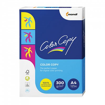 Бумага для цветной лазерной печати Color Copy (А4, 300 г/кв. м, 125 листов)