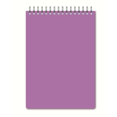 Блокнот Attache Bright colours A5 60 листов фиолетовый в клетку на спирали (148×215 мм)