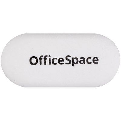 Ластик OfficeSpace «FreeStyle», овальный, термопластичная резина, 60×28×12мм