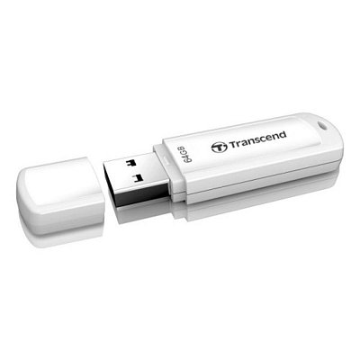 Флеш-память Transcend JetFlash 730 64 Gb USB 3.0 белая