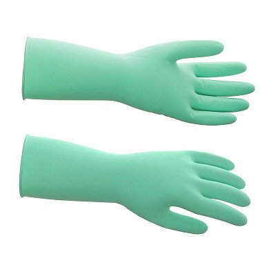 Перчатки КЩС латексные Hq Profiline сверхпрочные зеленые (размер 8, M)