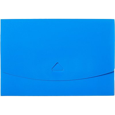 Папка-короб на клапане Attache А5 пластиковая синяя (0.5 мм, до 100 листов)