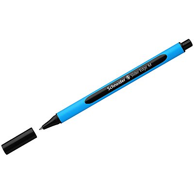 Ручка шариковая неавтоматическая масляная Schneider Slider Edge черная (толщина линии 0.5 мм)