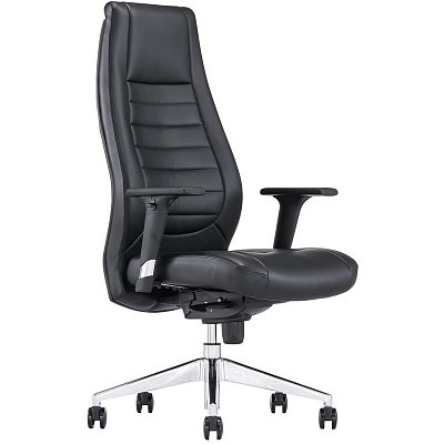 Кресло для руководителя Easy Chair 599 MPU черное (экокожа, металл)